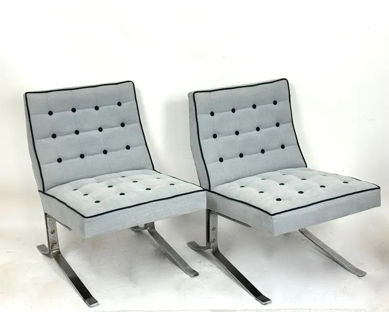 Zwei Sessel, 70er Design, elegante Vintage-Sessel n. Rudolf Horn