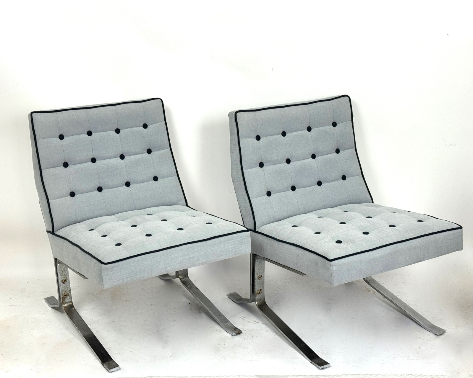 Zwei Sessel, 70er Design, elegante Vintage-Sessel n. Rudolf Horn — Ansicht 1