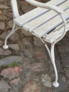 Antike Gartenbank im viktorianischen Stil, Frankreich, Anf. 20. Jhd., Ansicht 2