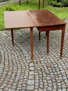Großer Esstisch im Empire-Stil, vierteiliger Kombinationstisch, Mahagoni, Ende 19. Jh., Ansicht 3