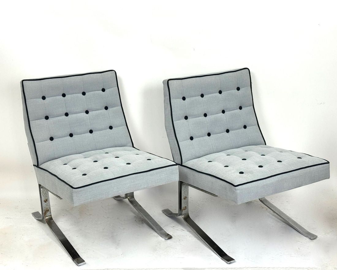 Zwei Sessel, 70er Design, elegante Vintage-Sessel n. Rudolf Horn — Ansicht 1