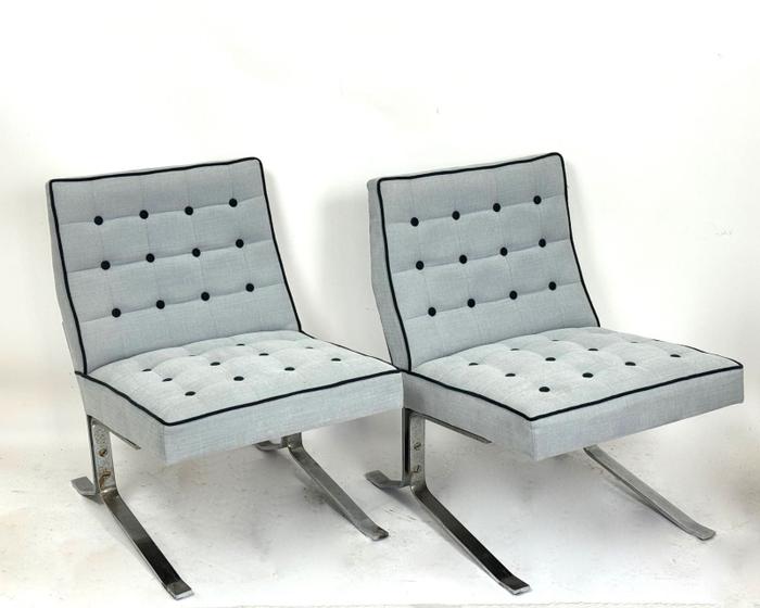 Zwei Sessel, 70er Design, elegante Vintage-Sessel n. Rudolf Horn — Ansicht 1